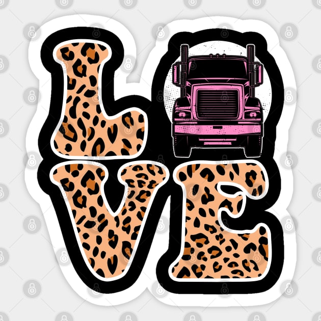 Trucker Wife Sticker by SmithyJ88